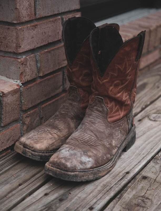Botas vaqueras de piel
